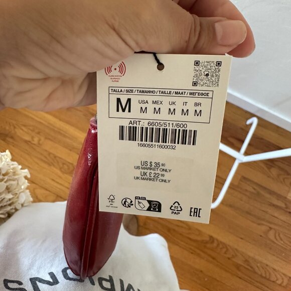 Zara Red Shoulder Bag - Picture 3 of 4